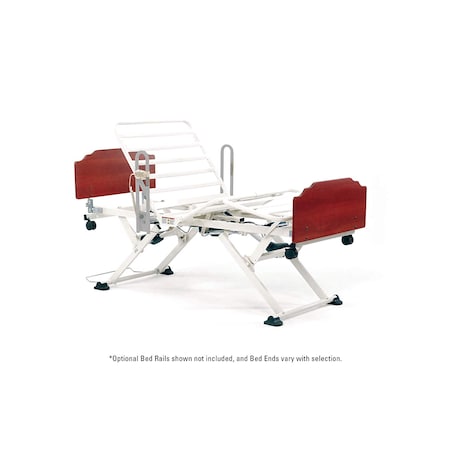 Invacare CS3 Full Electric Long Term Care Bed, Amherst Style Bed Ends with Amber Cherry Finish, No Rails, IHCS3AMAC-QSP